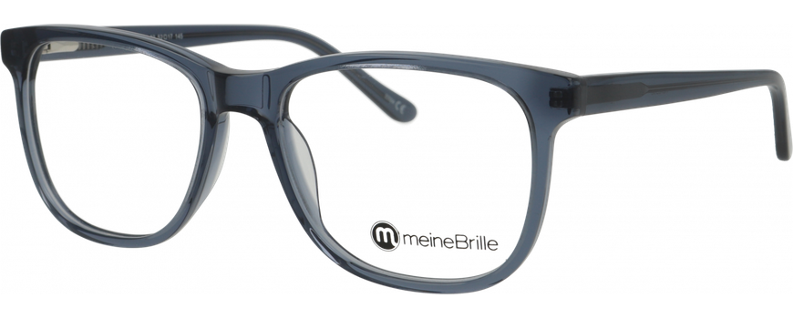 meineBrille 04-40170-03, Blau-Grau Transparent glänzend